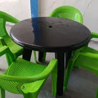 صندلی پلاستیکی ست چهارنفره شکیلا کد 826