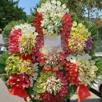 تاج گل تسلیت و تبریک گل طبیعی پرداخت در محل