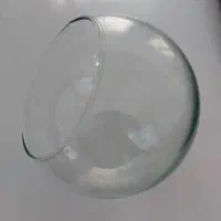 تنگ شیشه ای کج