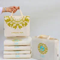 توت بگ پسته کیسه ساک دستی پارچه ای/کیفیت تضمینی
