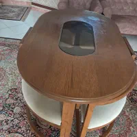 فروش میز غذا خوری چوبی 6 نفره