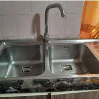 سینگ ظرف شوی  و شیر آب