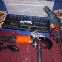 مینی فرز  جعبه بکس  دریل برقی دریل شارژی هم موجوده