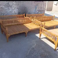 ٪چالوس چوب ارسال تخت رایگان سنتی از خود تولیدی