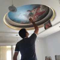 نقاشی ساختمان پتینه میکروسمنت کنیتکس دکوراسیون