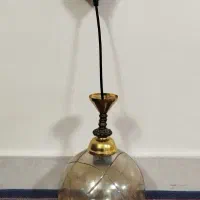 لوستر تک شاخه شیشه ای