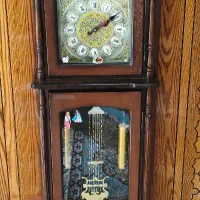 ساعت ایستاده چوبی