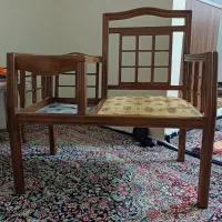 میز تلفن همراه با صندلی
