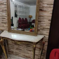 آیینه و کنسول برنجی