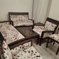 مبلمان نه نفره چوب راش