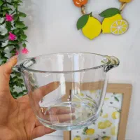 کاسه بلوری دسته دار میوه خوری