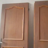 درب چوبی دولنگه ا