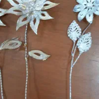 ۶ عدد گل نقره ۴۰ گرم
