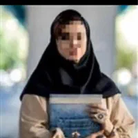 مقنعه تترون بروجرد مشکی و سرمه ای