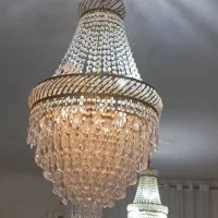 دوتا لوستر لوکس مجلسی بزرگ و متوسط با هم