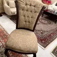 میز ۸ نفره تمام چوب به همراه شیشه روی میز