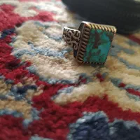 انگشتر فیروزه سایزبزرگ