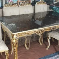 میز غذا خوری شیش نفره
