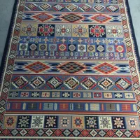 گلیم خشک بدون پرز یک ونیم متری