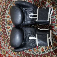 دست کش بوکس چرم اصل پاکستانی