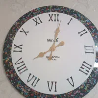 ساعت دیواری minuti موتور آرام گرد