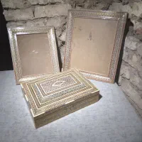 ست سه تیکه خاتم اصفهان قدیمی