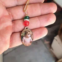 گیره روسری یادبود رهبری طرح پرچم ایران