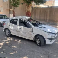 پژو۲۰۶مدل۹۷تیپ۳ پلمپ تصادفی درحدروشن وحرکت