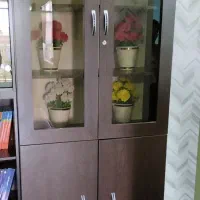 سه عدد کتابخانه چوبی (فروش به‌صورت جداگانه)