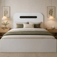تخت خواب دو‌ نفره حصیری