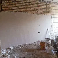 لکه گیری گچ کاری سفید