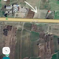 زمین ۱۳۶۲متر اتوبان ایوان وسراب