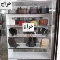 قفسه دکوری چوبی  برای مغازه و فروشگاه
