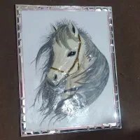تابلوی برجسته گچبری اسب