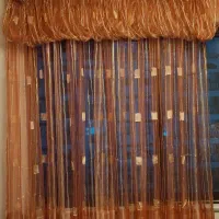 دو عدد پرده حریر