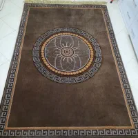 گلیم فرش ۴ متری طرح ورساچ