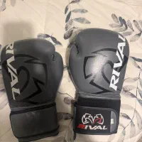 دستکش بوکس چرم طبیعی rival