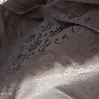 پارچه چادر مشکی طرح دار