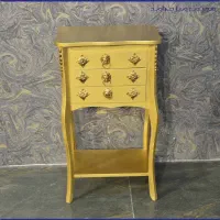 میز تلفن طلایی