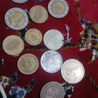 سکه های قدیمی|کلکسیون سکه، تمبر، اسکناس|میاندوآب, |دیوار