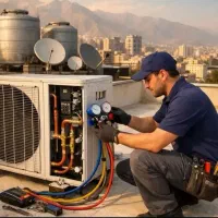 خدمات حرفه ای اسپیلت وگاز تخصصی و رفع آب ریزی پنل
