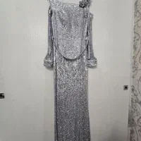 پیراهن مجلسی پولک دوزی