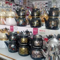 کتری قوری لعابی ماربل