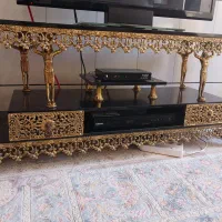 میز تلویزیون برنز طرح رومی با اشانتیون