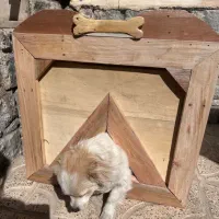 اجناسچوبی لانه سگ نیمکت میزبار تی وی وال