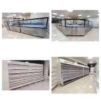 08قفسه پرده هوا یخچال فروشگاهی مارکت هایپر مغازه6
