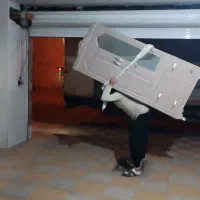 باربری حجت بار عضومجازاتحادیه. خاورنیسان.کارگرخالی