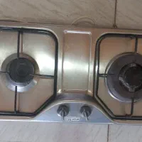 اجاق صفحه ایی استیل و شیشه ای