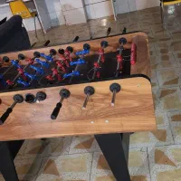 فوتبال دستی و میز تنیس
