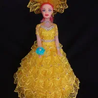 عروسک باربی با لباس عروس